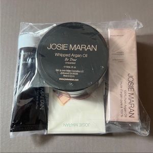 4 Piece Josie Maran Bundle Gift Set - Argan Oil, Face & Body Butter, Eye Cream